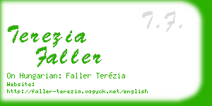 terezia faller business card